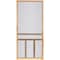 Screen Tight Creekside 30'' Wx80'' Hx1'' Thick Natural Fingerjoint Wood T-Bar Screen Door WCRK30H - alternate 2
