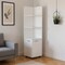 Homeroots 62in White Wood Corner Utility Cabinet With Two Doors 526166 - alternate 1