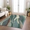 Homeroots 8' X 10' Sage Brown And Beige Abstract Washable Indoor Outdoor Area Rug 601005 - alternate 1