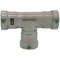 Viega MegaPress tee P1 1 P2 1 P3 1 carbon steel zinc-nickel coating 25310 - alternate 1