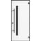 Vdomdoors Front Exterior Prehung Steel Door Ronex0162 Red Oak Entry Metal Modern Painted W36xH80 Left hand RONEX0162EXD-RED-W36 x H80-LH-I - alternate 1
