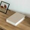 Vintiquewise 8in Classic Linen-Covered MDF Vintage-Style Book Box Storage Case for Keepsakes, Sand QI004856.SN - alternate 2