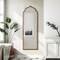 Homeroots 64" Gold Arch Metal Framed Standing Mirror 565130 - alternate 5