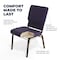Flash Furniture Purple Fabric Church Chair, PK4 4-FD-CH02185-GV-ROY-BAS-GG - alternate 4