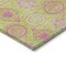 Homeroots 10' X 14' Lime Green Pink And Ivory Floral Medallion Washable Indoor Outdoor Area Rug 614604 - alternate 3
