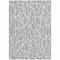 Homeroots 5' X 8' Silver And Ivory Geometric Washable Indoor Outdoor Area Rug 599311 - alternate 2