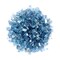 Homeroots Sky Blue Round Reflective Fire Pit Glass 479086 - alternate 3