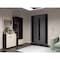 Vdomdoors Front Exterior Prehung Steel Door Ronex0130 Grey 96 2 Sidelight Exterior Windows Sidelites Entry RONEX0130EXD-GRE-W16+36+16xH96-RH-I - alternate 4