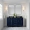 James Martin Vanities Brittany 60" Double Vanity, Victory Blue, w/ 3 CM Phantome Eclos Top 650-V60D-VBL-3PHT - alternate 2