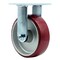 Service Caster 6 Inch Stainless Steel Poly on Aluminum Wheel Rigid Caster with Roller Bearing SCC-SS30R620-PAR - alternate 1