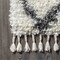 Jonathan Y Mercer Shag Plush Tassel Moroccan Tribal Geometric Trellis Ivory/Gray 2 ft. x 8 ft. Runner Rug MCR102B-28 - alternate 2