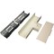 Legrand Tee Raceway, 3000 Series, 1 Channel, 4-1/2 in W, 1.47 in H, 10-1/4 in L, Ivory V3015E - alternate 1