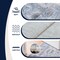 Jonathan Y Kisara Oushak Style Distressed Border Non-Slip Machine-Washable Blue/Light Gray 8ft x 10ft Area Rug PTN101C-8 - alternate 2
