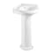Kingston Brass 22" Ceramic Pedestal Sink, Single Hole, Glossy White VPB2210 - alternate 1