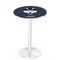 Holland Bar Stool Co 42" Chrome Connecticut Pub Table, 36" dia. Top L214C4236ConnUn - alternate 1