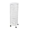 Home-Complete Kitchen Storage Rolling Cart with Wheels 5 Tier Rotating Baskets for Pantry, Bathroom, or Craft Room 83-106-W - alternate 1