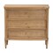 Bali & Pari Karmel Chest - 3-Drawer Storage Chest with Curved Front and Tapered Legs for Bedroom 272-14787-ZORO - alternate 3