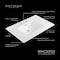 Whitehaus Collection 31 in Countertop Vanity Sink with Integrated Rectangular Bowl, Faucet Drilling and Overflow WHCS3122-3H - alternate 2