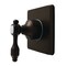 Kingston Brass Single-Handle Six-Way Diverter Valve with Square Trim Kit, Oil Rubbed Bronze KS4045TAL - alternate 1