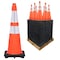 Traffic Kontrol Traffic Cones, PVC, 36 in Height, 10 lbs, Orange TKTC-36-10-OR-2C-261 - alternate 1