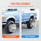 Vevor 16" Wheel Simulators Cover Stainless Steel For Ford F350 (1974-1998) 4 pcs 71604F/R - alternate 2