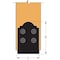 Simpson Strong-Tie Outdoor Accents 10.3125 in. H X 8 in. W 14 Ga. Galvanized Steel Post Base APB88R - alternate 3