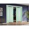 Sartodoors Sliding Closet Double Bi-fold Doors Solid Core Modern Interior VEREGIO7411DBF-OLI-96 x 84 (4* 24x84) - alternate 4