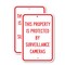 Signmission This Property Is Protected By Surveillance Cameras, 18'' X 24'' 2 Signs, Heavy Gauge Aluminum, 2PK A-1824-2PACK-2962 - alternate 1