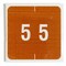Smead Label, Dcc, Endtab, 5, Brown Pk SMD67425 - alternate 2