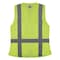 Ergodyne Hi-Vis Vest, M, 28 " L, Lime, Polyester 22463 - alternate 5