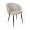 Manhattan Comfort Looma Metal Vegan Leather Side Chair in Stone Gray - Set of 2 DC1530-1 - alternate 3