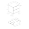 Monarch Specialties Accent Table, Side Table, Storage Drawer, Nightstand, Bedroom, Living Room, Brown, Contemporary I 3691 - alternate 2