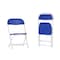 Flash Furniture Kids Blue Plastic Folding Chair, PK2 2-Y-KID-BL-GG - alternate 1