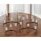 Homeroots Set of Four Black Metal Centerpiece Votive Candle Holders, 4PK 517565 - alternate 2