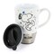 Mr. Coffee Snoopy Time 15 Ounce Ceramic Travel Mug in White and Stainless Steel With Lid 136639.01 - alternate 3