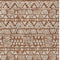 Homeroots 3' X 5' Terra Cotta And Beige Southwestern Washable Indoor Outdoor Area Rug 594196 - alternate 2