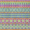 Homeroots 3' X 5' Blush Blue And Lime Green Quatrefoil Washable Indoor Outdoor Area Rug 583204 - alternate 4