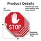 Signmission Stop, 4 inch X 4 inch, Vinyl Decal, 5PK OC-D-5PACK-4-295 - alternate 3