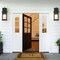 Jonathan Y Cary 5.9" 1-Light Iron/Glass Traditional Modern Lantern LED Outdoor Sconce, Black, 2PK JYL7606A-SET2 - alternate 4