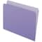 Pendaflex FOLDER, LTR, STRT, SGL, 11PT, LV, 100PK 152LAV - alternate 1