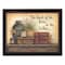 Homeroots Heart of the Home 4 Black Framed Print Kitchen Wall Art 405279 - alternate 1