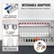 Vevor 12-Branch Radiant Heat Manifold 1/2 in PEX Tubing Floor Heating Manifold Set 7012-25-12-00-NPT - alternate 2