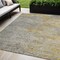 Homeroots 5' X 8' Gray Abstract Washable Indoor Outdoor Area Rug 608826 - alternate 1