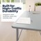 Flash Furniture Commercial Adjustable Height Rectangular Activity Table - Locking Casters-Gray XU-A2460-REC-GRY-T-A-CAS-GG - alternate 2