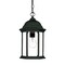 Homeroots Matte Black Glass Lantern Hanging Light 398002 - alternate 1