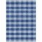 Homeroots 5' X 8' Navy Blue And Ivory Plaid Washable Indoor Outdoor Area Rug 595500 - alternate 3