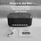 Alpha Digital Bluetooth Stereo Speaker- 10W, Alarm Clock, Charging, Light -Black S300-BK - alternate 3