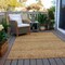 Homeroots 10' X 14' Artichoke Green Gold And Beige Southwestern Washable Indoor Outdoor Area Rug 615949 - alternate 3