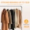 Simple Deluxe HealSmart Velvet Hangers, Space Saving Clothes Hangers for Closet, White, 50PK HKHANGVELVET50WHT - alternate 2
