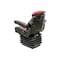 Uni Pro 1007 Air Suspension Seat 12-Volt Red/Black Fabric 8565 - alternate 3